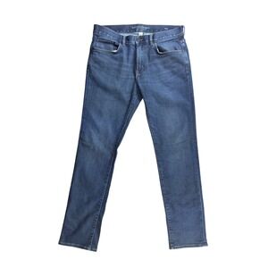Banana Republic Mens The Traveler Slim Fit Jeans 33x32 Medium Blue Denim Stretch